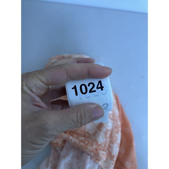 Torrid Tank Top Boho Festival Button Camisole Orange Floral Size 2 Ruffle - Picture 7 of 7